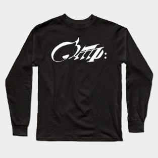 Ink Theory logo (white) Long Sleeve T-Shirt